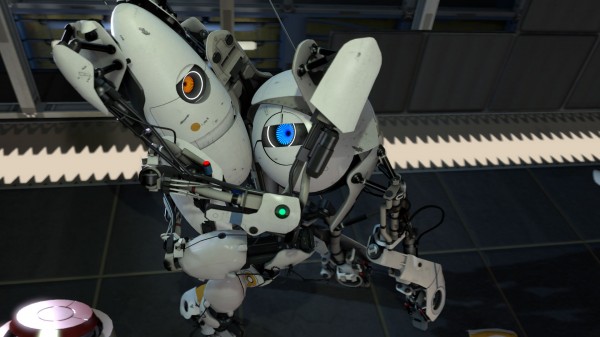 portal 2 robots hugging. Game Review – Portal 2